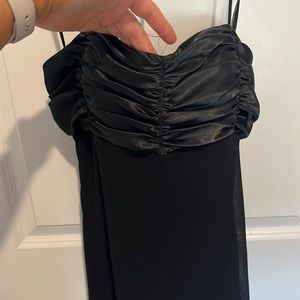 Black asymmetrical dress size 12